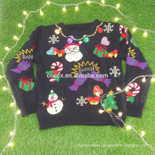 16JW53119 adult hot sale wholesale ugly christmas sweater jumper